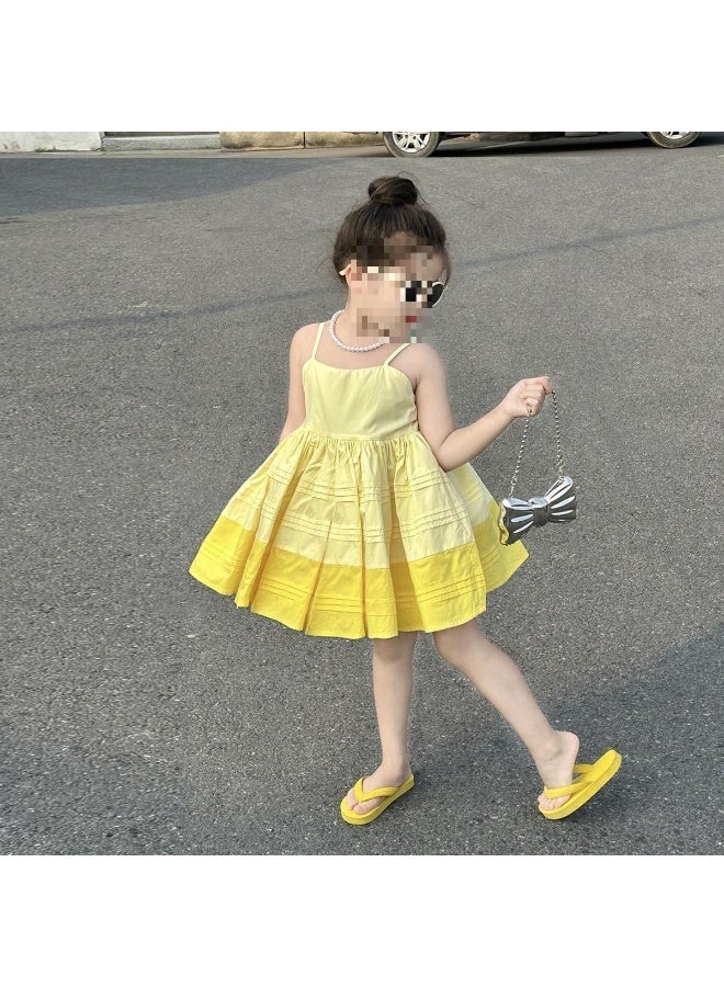 Simple Sleeveless Sundress, Casual Play Dress for Everyday Wear